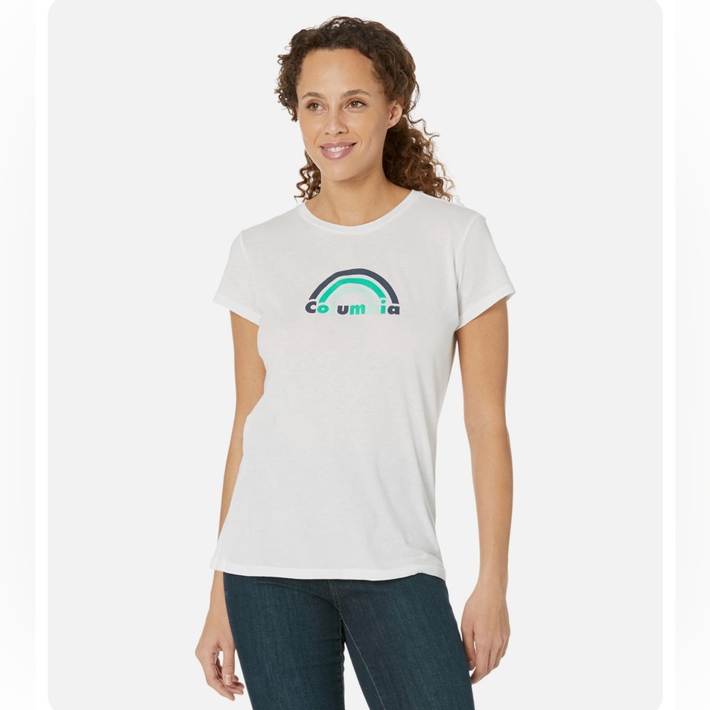 NWT Columbia White Trek™M Short Women T Shirts